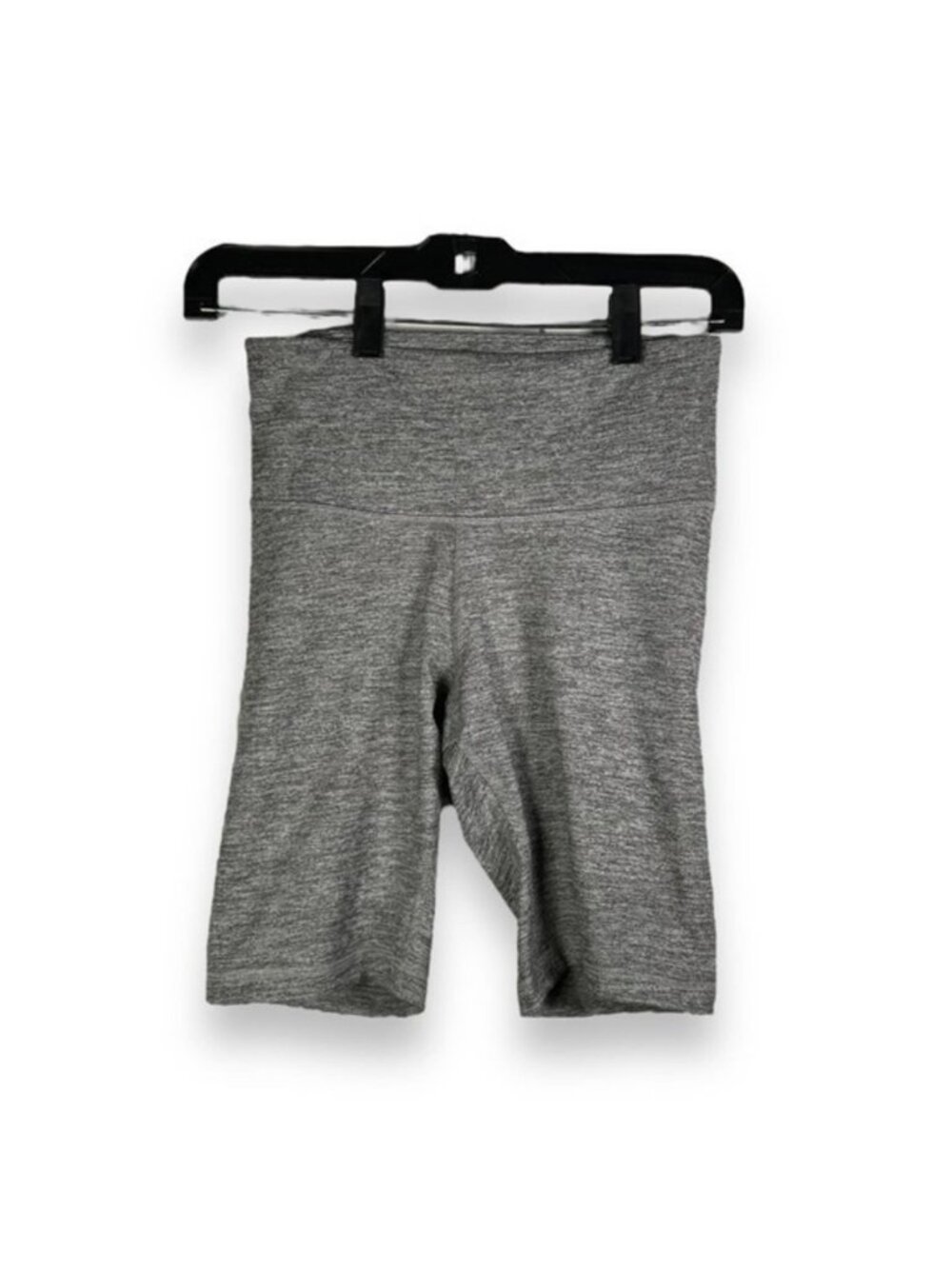 Active Go-Dry Heather Gray Biker Shorts - "Violet" - Picture 1 of 10